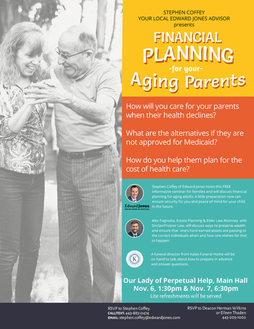 Project: Print Flyer - Financial Planning for your Aging Parents